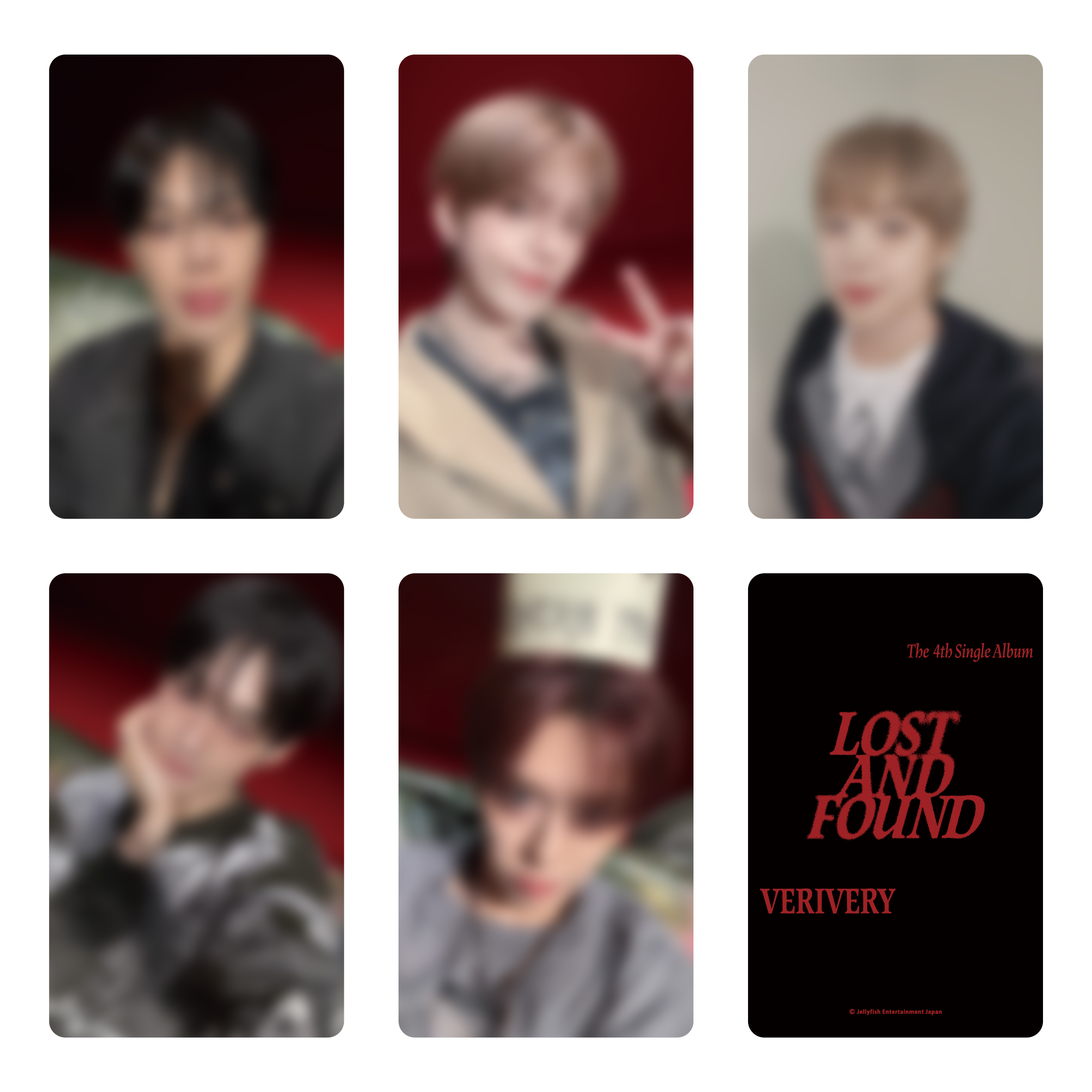 VERIVERY 4th Single Album [Lost and Found] 各ショップ限定特典付き